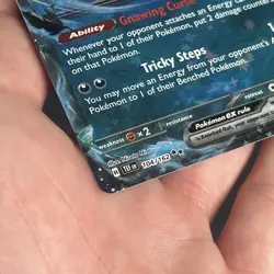 Pokémon Card Gengar EX Holo Rare Temporal Forces 104/162 NM - Image 4