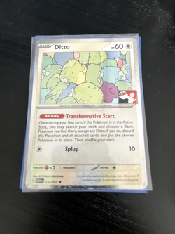 Pokémon TCG - S & V 151 Ditto 132/165 Play! Prize Pack Series 6 Promo Card 2023. - Image 2