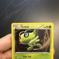 Celebi XY187 HOLO RARE Black Star Promo Pokemon Card TCG NM 2017 - Image 2