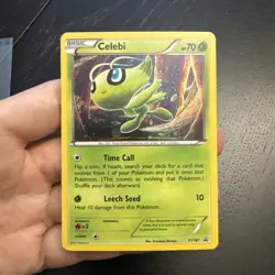 Celebi XY187 HOLO RARE Black Star Promo Pokemon Card TCG NM 2017 - Image 7