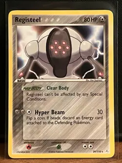 Registeel 29/110 Holon Phantoms Regular Rare Pokemon Card TCG English MP - Image 3