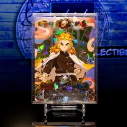Rengoku Kyojuro SP Card Demon Slayer 3D Gold Foil Textured Anime SP-001 English - Image 1