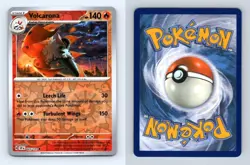 Volcarona #25/191 SV Surging Sparks 2024 Reverse Holo Common Pokemon TCG Card - Image 2