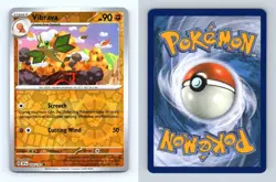 Vibrava #105/191 SV Surging Sparks 2024 Reverse Holo Common Pokemon TCG Card - Image 1