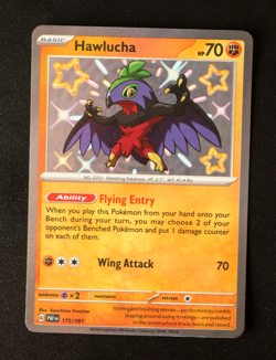 Pokémon Card TCG - Hawlucha 175/091 - Paldean Fates - Baby Shiny Rare - NM ⭐ - Image 7