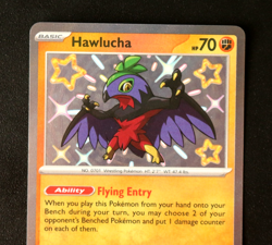 Pokémon Card TCG - Hawlucha 175/091 - Paldean Fates - Baby Shiny Rare - NM ⭐ - Image 8