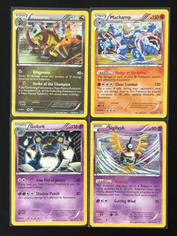 4x Lot BW Plasma Blast Holos Set Rare Machamp Haxorus 69/101 Pokemon Card - Image 12