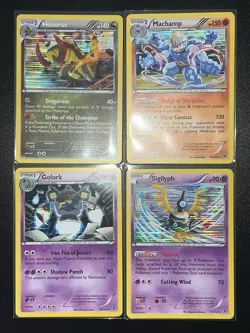 4x Lot BW Plasma Blast Holos Set Rare Machamp Haxorus 69/101 Pokemon Card - Image 13