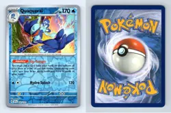 Quaquaval #52/191 SV Surging Sparks 2024 Reverse Holo Uncommon Pokemon TCG Card - Image 1