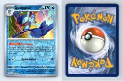 Quaquaval #52/191 SV Surging Sparks 2024 Reverse Holo Uncommon Pokemon TCG Card - Image 2