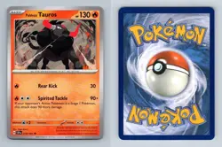 Paldean Tauros #18/191 SV Surging Sparks 2024 Uncommon Pokemon TCG Card - Image 1