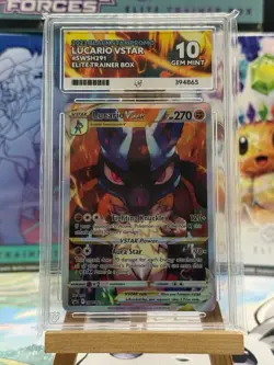 Lucario Vstar - SWSH291 Promo - Crown Zenith - Graded ACE 10 - Pokemon Card - Image 1