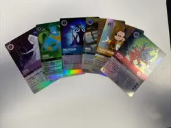 Disney Lorcana TCG: D100 PROMO CARDS (6 CARDS) FULL SET - Image 1