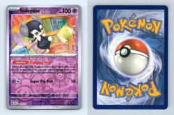 Indeedee #93/191 SV Surging Sparks 2024 Reverse Holo Uncommon Pokemon TCG Card - Image 2