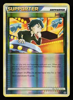 Judge 78/95 Reverse Holo Unleashed Pokémon Card - Image 3