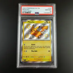 PSA 10 Pikachu 131/091 Paldean Fates Shiny Graded Pokemon Card - Image 4