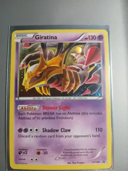 Giratina - Three Pack Blister Promo XY184 Cosmos Holo Swirl Pokemon Card NM - Image 13