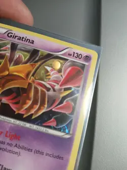 Giratina - Three Pack Blister Promo XY184 Cosmos Holo Swirl Pokemon Card NM - Image 2