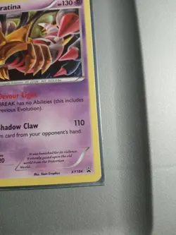 Giratina - Three Pack Blister Promo XY184 Cosmos Holo Swirl Pokemon Card NM - Image 6