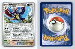 Braviary #153/191 SV Surging Sparks 2024 Reverse Holo Uncommon Pokemon TCG Card - Image 2