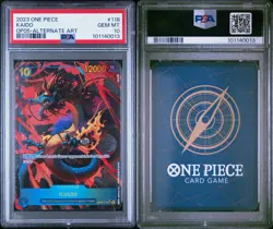 PSA 10 Kaido OP05-118 SEC Alternate Art Awakening of the New Era One Piece Card - Image 2