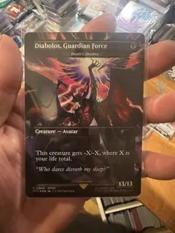 MTG Final Fantasy -Diabolos Guardian Force (Death's Shadow) - Limited Promo Card - Image 4