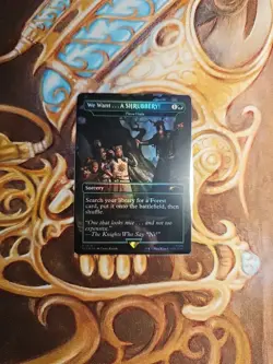 MTG English We Want...A SHRUBBERY! - Three Visits NM Foil Secret Lair - Image 1