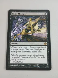 MTG Imp's Mischief Planar Chaos 72/165 Rare Magic The Gathering NM - Image 3