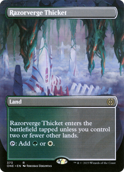 Razorverge Thicket - Borderless - ONE - NM - MTG - Image 3
