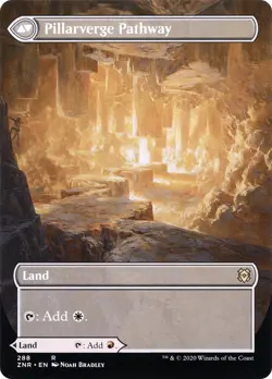 Needleverge Pathway   Pillarverge Pathway - Borderless - ZNR - NM - MTG - Image 2