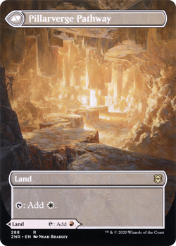 Needleverge Pathway   Pillarverge Pathway - Borderless - ZNR - NM - MTG - Image 5