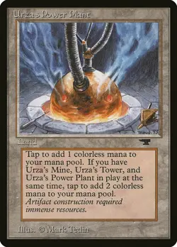 Urza's Power Plant (#84a) Antiquities HP MTG - Image 1