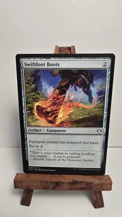 x1 Swiftfoot Boots Commander 2020 C20 MTG 254 UNCOMMON M/NM Mtg Staple - Image 1