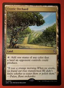 MTG, AETHERDRIFT: EXOTIC ORCHARD - RARE #0155,  DRC, REGULAR FINISH, NM, - Image 1