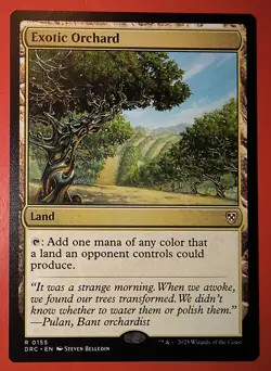 MTG, AETHERDRIFT: EXOTIC ORCHARD - RARE #0155,  DRC, REGULAR FINISH, NM, - Image 4