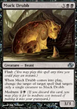 1x Muck Drubb Light Play, English Planar Chaos MTG Magic - Image 2
