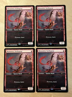 MTG Magic the Gathering 1x Monastery Swiftspear Store Championship Promo NM - Image 1