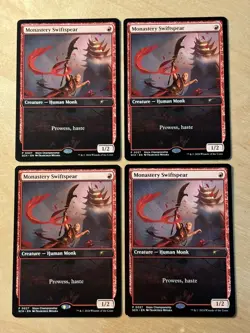 MTG Magic the Gathering 1x Monastery Swiftspear Store Championship Promo NM - Image 3