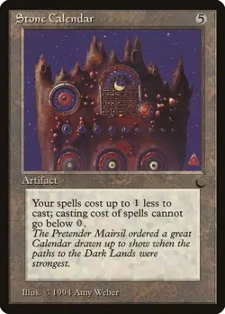 MTG - Stone Calendar - The Dark - Reserved List - Magic the Gathering - Image 1