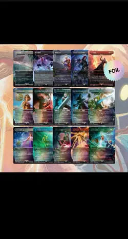 Final Fantasy Secret Lair x MTG COMPLETE FOIL BUNDLE No Promo JAPANESE Sealed!!! - Image 6