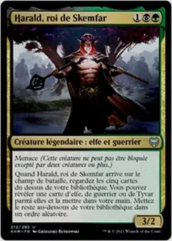 MTG Magic KHM - [x2] Harald, King of Skemfar/Harald, roi de Skemfar, French/VF - Image 1