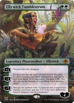 Ellywick Tumblestrum - Foil Extended Art AFR LP MTG - Image 2