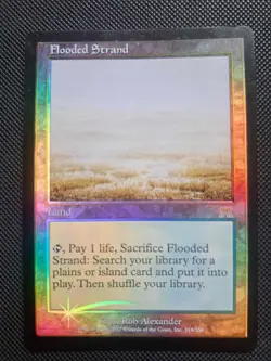 Flooded Strand Onslaught Foil Played condition MTG Magic the Gathering - Image 1