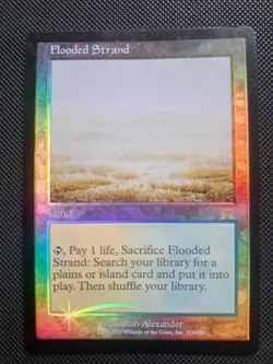 Flooded Strand Onslaught Foil Played condition MTG Magic the Gathering - Image 10
