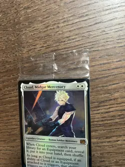Sealed Cloud, Midgar Mercenary Prerelease Foil Promo Magic MTG Final Fantasy FF - Image 10