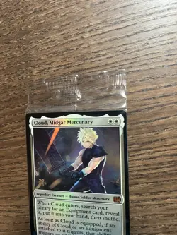 Sealed Cloud, Midgar Mercenary Prerelease Foil Promo Magic MTG Final Fantasy FF - Image 3