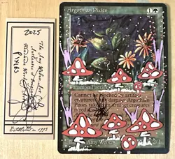 MTG Argothian Pixies Alter Altered Sketch Art Amy WEBER Magic - Image 1