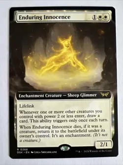 Enduring Innocence Extended Art - Duskmourn: House of Horror - NM (see pics) MTG - Image 3