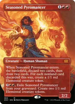 Seasoned Pyromancer - Borderless - 2x2 - NM - MTG - Image 1