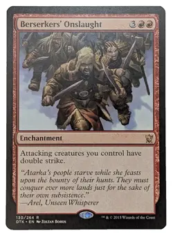 Berserkers' Onslaught Magic The Gathering MTG Card Dragons Of Tarkir NM - Image 1